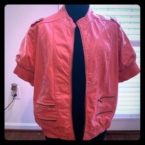 Faux Leather Jacket sz. 1x.